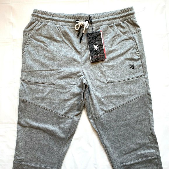 NWT Spyder Active ProWEB Jogger Sweat Pants Mens Large L Fleece Lined Athletic - Picture 4 of 11